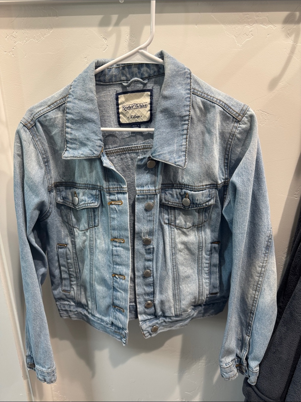 Classic Light Wash Denim Jacket - Women
